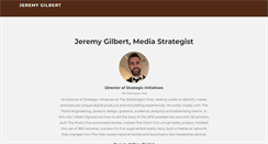 Desktop Screenshot of jeremygilbert.com